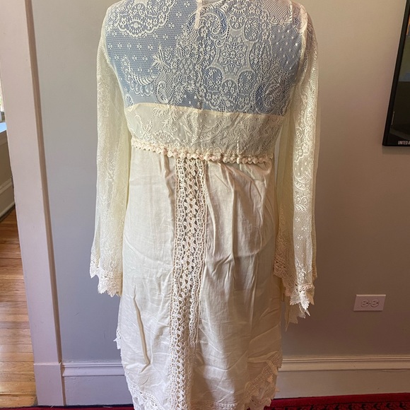 Free people cream colored lace dress - Picture 6 of 9